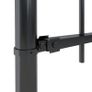 Garden Fence with Spear Top Steel 3.4x0.6 m Black Image 3