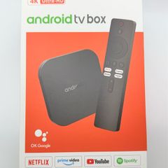 Android TV box/ streaming device- with replacement warranty.     Supports Netflix, YouTube, Amazon Prime Video etc