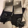 Viscose ladies socks with bows 2 pairs NEW 37-42 Image 2