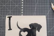 Dachshund dog sticker