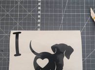 main image for ad Dachshund dog sticker