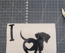 Dachshund dog sticker