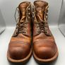 Red Wing Shoes Iron Ranger Heritage 8085 Men's Copper Rough Tough Size UK 8.5 Image 2