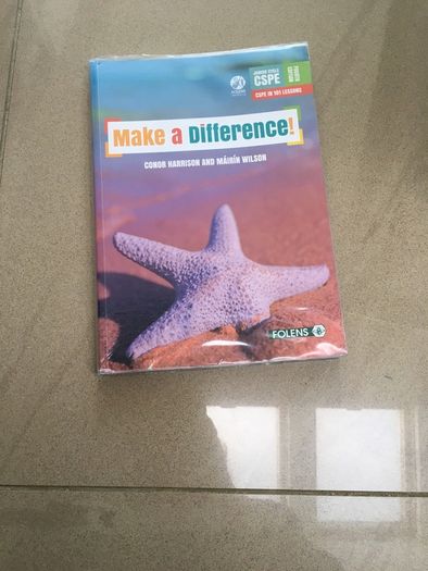 Make a difference. Two books