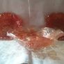 Three Pieces  Carnival Glass Dishes Image 4