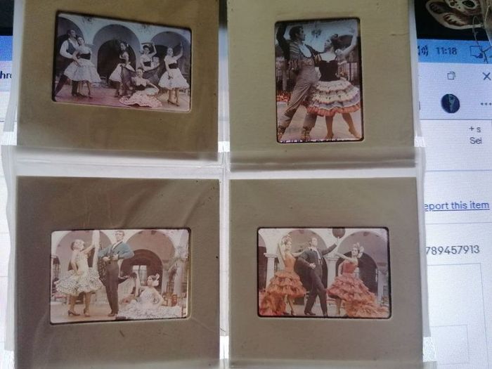 Bailes Flamenco Photographic Slides Vintage