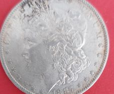 1887 "O" American MORGAN  Dollar 90% Silver