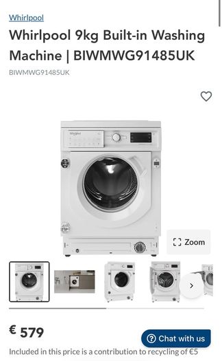 Integrated Washing machine