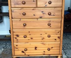 Tall Pine Chest of Drawers