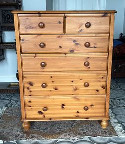 Tall Pine Chest of Drawers