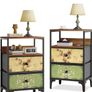 Bedside Tables set of 2,Bed Side Table for Bedroom Image 5