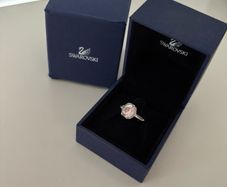 Swarovski Harlequin Rhodium Ring