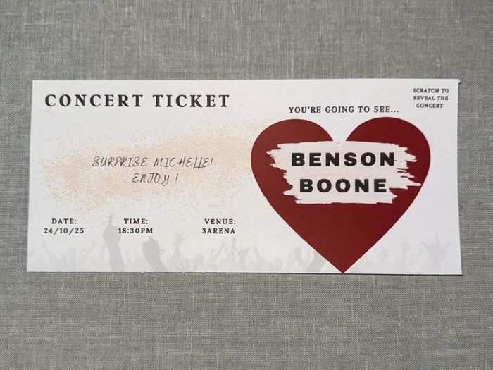 Scratch to Reveal Tickets