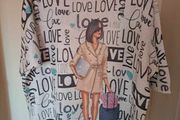 Fancy Italian tunic dress size UK20/22 EU48/50 Postage included