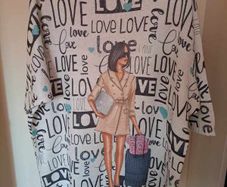 Fancy Italian tunic dress size UK20/22 EU48/50 Postage included