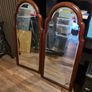 2 wooden vintage Mirrors Image 2