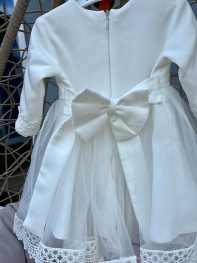 beautiful ivory christening dress