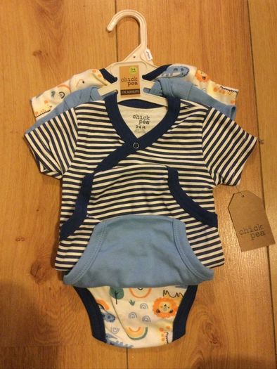 Baby boy 3pk bodysuits 3-6M Brand New with tags