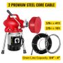 Auger Pipe Drain Cleaning Machine 400W Electric Drain Cleaner 20-125MM Tube Unblocker Toilet Sewer Dredger Set Image 3