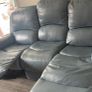 3 Seater Leather Recliner Sofa Image 4