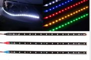2x 30CM Waterproof 5050 SMD Bar LED Strips String For Car Red/Blue/White/Yellow color