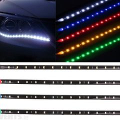 2x 30CM Waterproof 5050 SMD Bar LED Strips String For Car Red/Blue/White/Yellow color