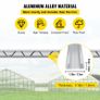 Greenhouse 30PCS  Wiggle Wire & Aluminium Alloy Spring Lock U-Channel 6.56ft 30PCS Image 3