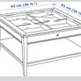 Glass Top Coffee Table Image 3