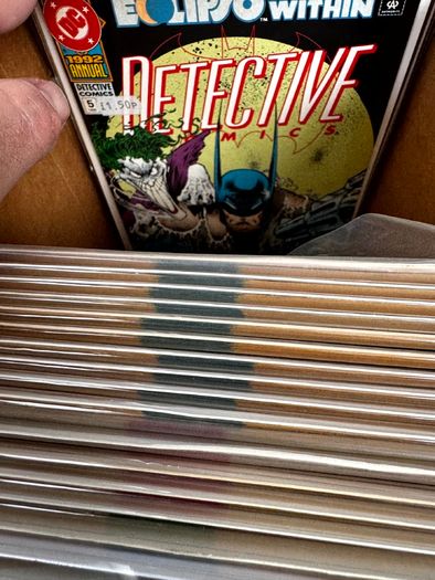 Detective Comics Batman Long Comic Box w 215 comics for Sale