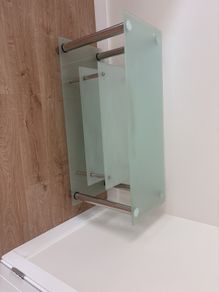 glass tv stand