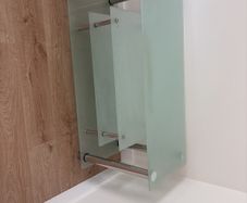 glass tv stand