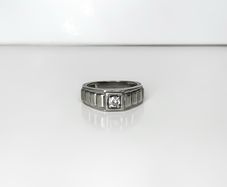 Sterling Silver Ring with CZ Stone