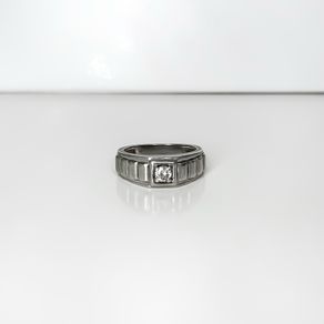 Sterling Silver Ring with CZ Stone