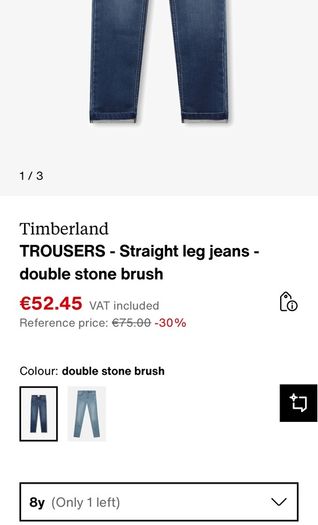 boys jeans bundle Timberland H&M brand new 8-9y