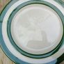 Tg Green side plates/ Cloverleaf / Cornishware green stripe Image 5