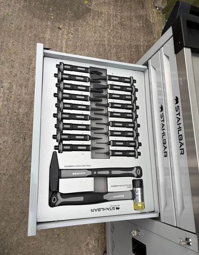 41" 7 Drawer Tool Box - Fully Loaded With Tools + Side Cabinet