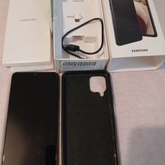 Samsung Galaxy A12 with Cover