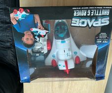 Space shuttle and rover