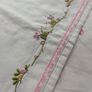 Hand-Embroidered Moses Basket Sheet  Traditional Madeira Embroidery 100% Cotton Image 10