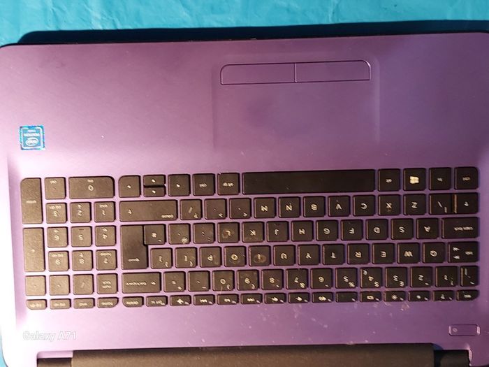 HP 15.6 inch Laptop, Purple, Model TPN-C125, Intel Pentium CPU 3825U, 1.9GHz, 4GB Ram, 300GB HDD, Windows 10, Microsoft Edge, Chrome, and VLC