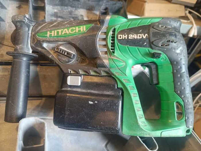 Hitachi DV 24DC SDS drill + battery's/charger
