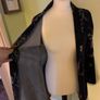 patterned cardigan coat Image 3
