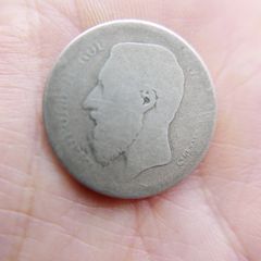 Silver coin Kingdom of Belgium coin - Leopold II (1866)