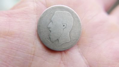 Silver coin Kingdom of Belgium coin - Leopold II (1866)