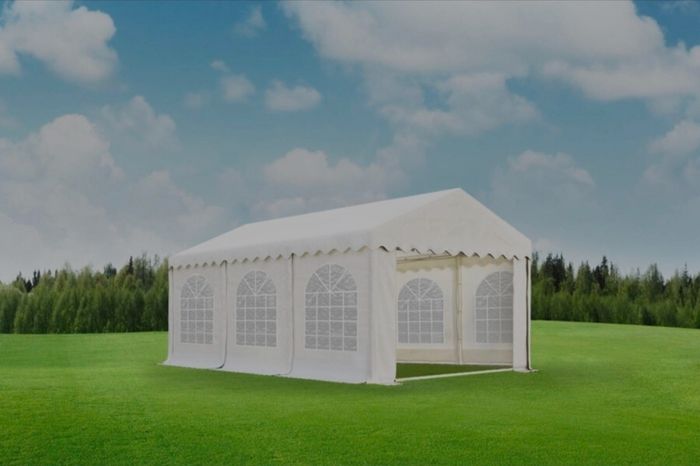 Heavy duty marquee 6m x 4m
