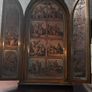 19th century metal religious tryptych. Image 5