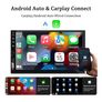 7 inch Car Radio 1 Din Carplay Android Auto Multimedia Player HD Touch Screen FM AUX Input Bluetooth Mirror Link Universal Autoradio Image 3