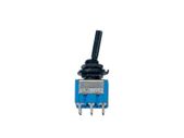Miyama 2-Way Mini Toggle Switch, 2 Pole, (ON-ON) Black