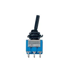 Miyama 2-Way Mini Toggle Switch, 2 Pole, (ON-ON) Black