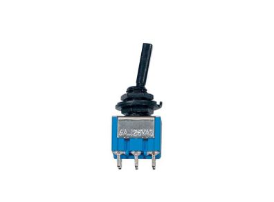 Miyama 2-Way Mini Toggle Switch, 2 Pole, (ON-ON) Black